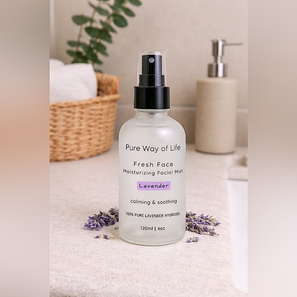Soothing Facial Spray & Toner Lavender 100% Pure Way of Life Skincare 4oz - Picture 2 of 2